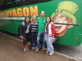 Kressa, Kristen and Me with Don, our tour bus guide, from Paddywagon Tours