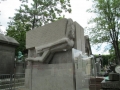 Oscar Wilde's grave at Père Lachaise Cemetery