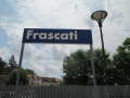 Arriving in Frascati by train