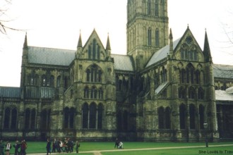 A great view of Salisbury Cathedral